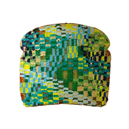 Daily Bread #605 "Cool Blue Checkers Goin Every Which Way"