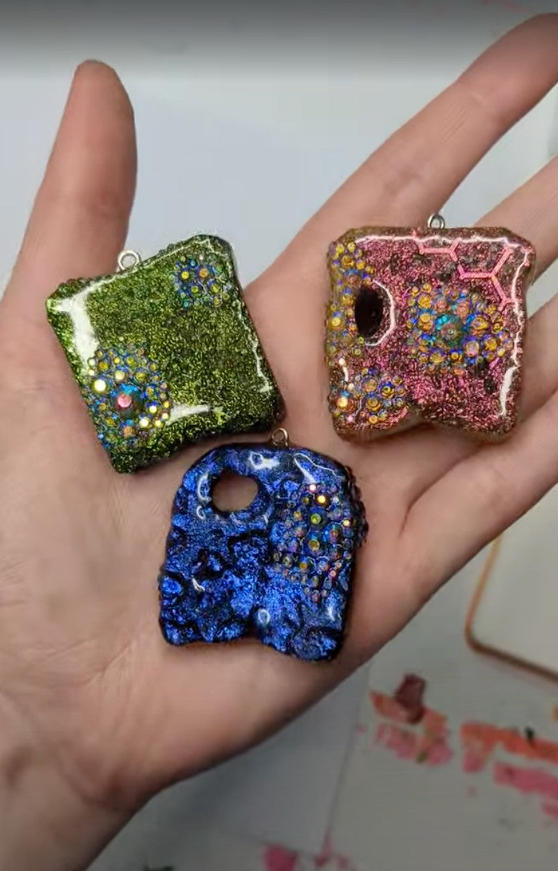 three bread ornament set